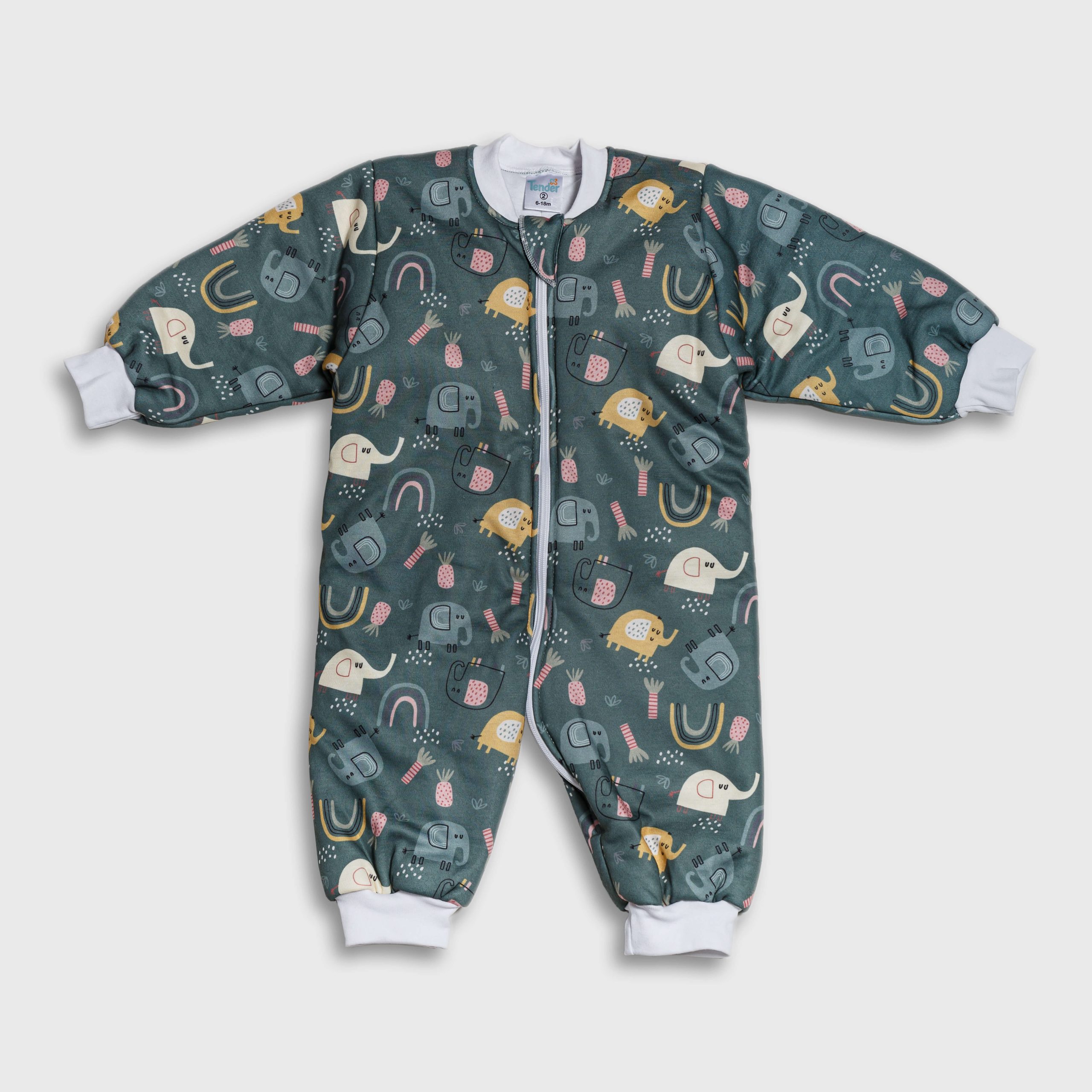 Tender Classic - Υπνόσακος με πόδια Elephants 2.5 Tog - Λαδί