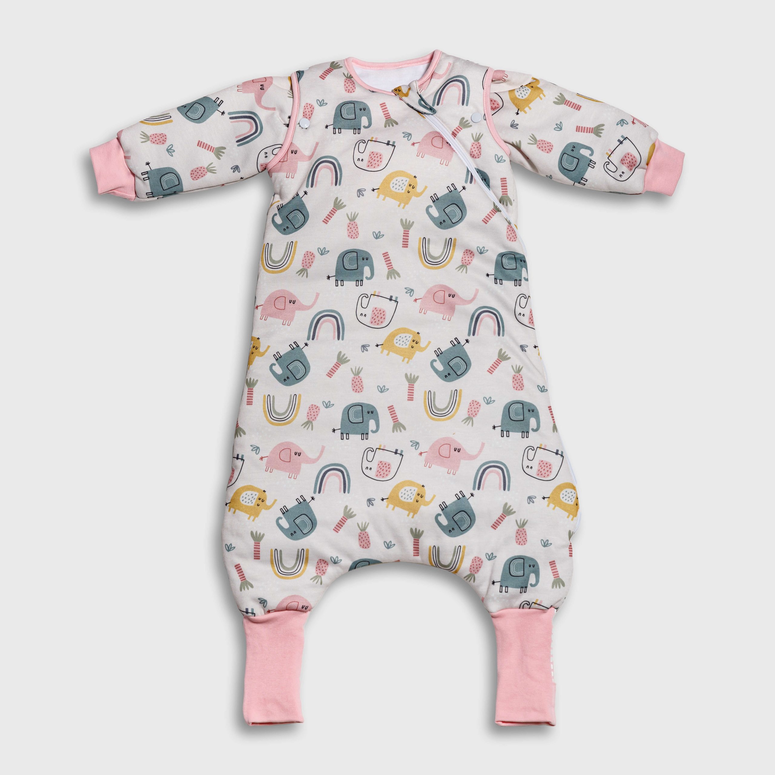 Tender Flex - Υπνόσακος με πόδια Elephants 2.5 Tog - Εκρού