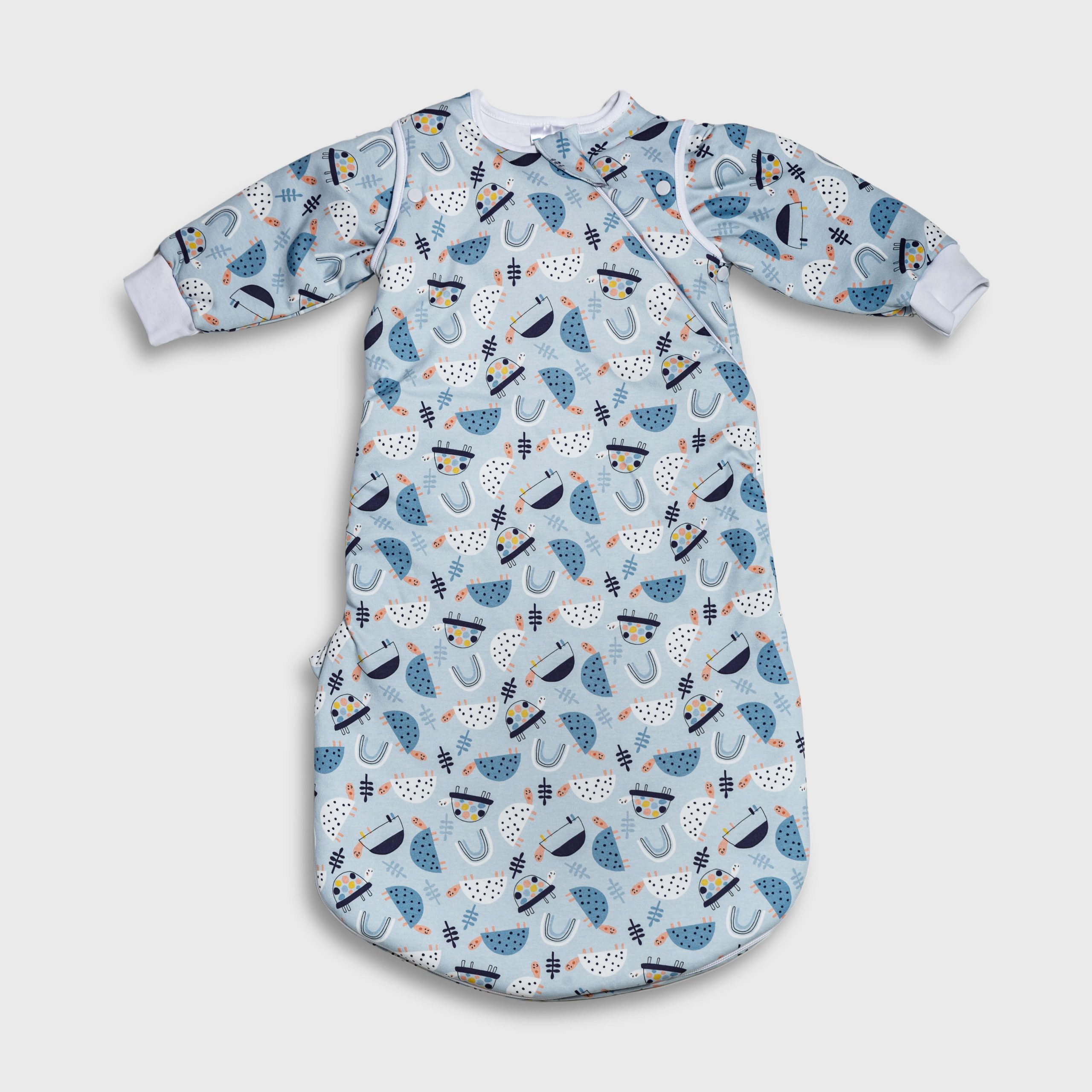 Tender Marble Organic - Υπνόσακος με πόδια Eco Turtle 2.5 Tog - Σιέλ