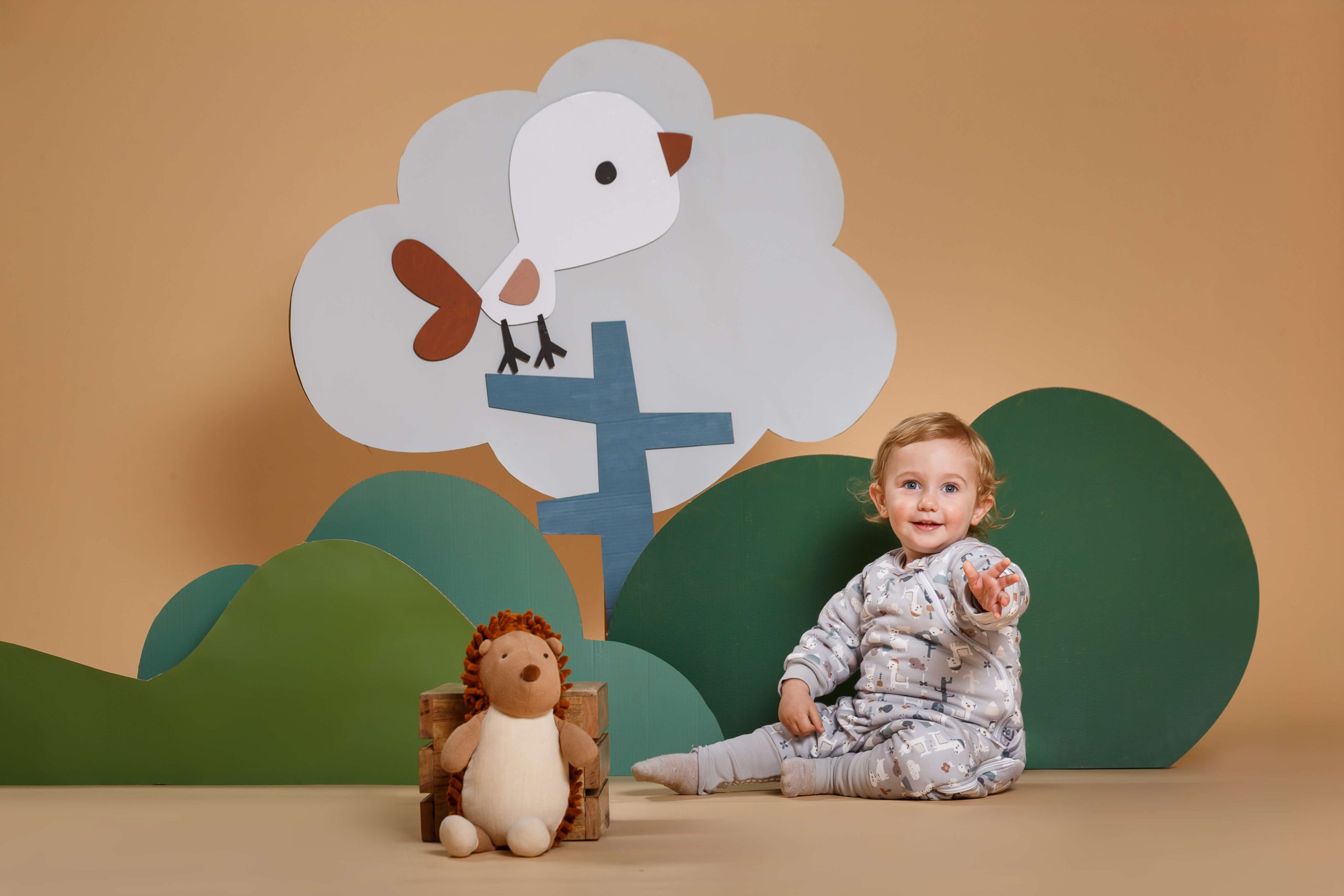 Tender Παιδικός Υπνόσακος Flex 2.5 Tog Με Πόδια Και Αποσπόμενα Μανίκια Llama Γκρι 2615-1