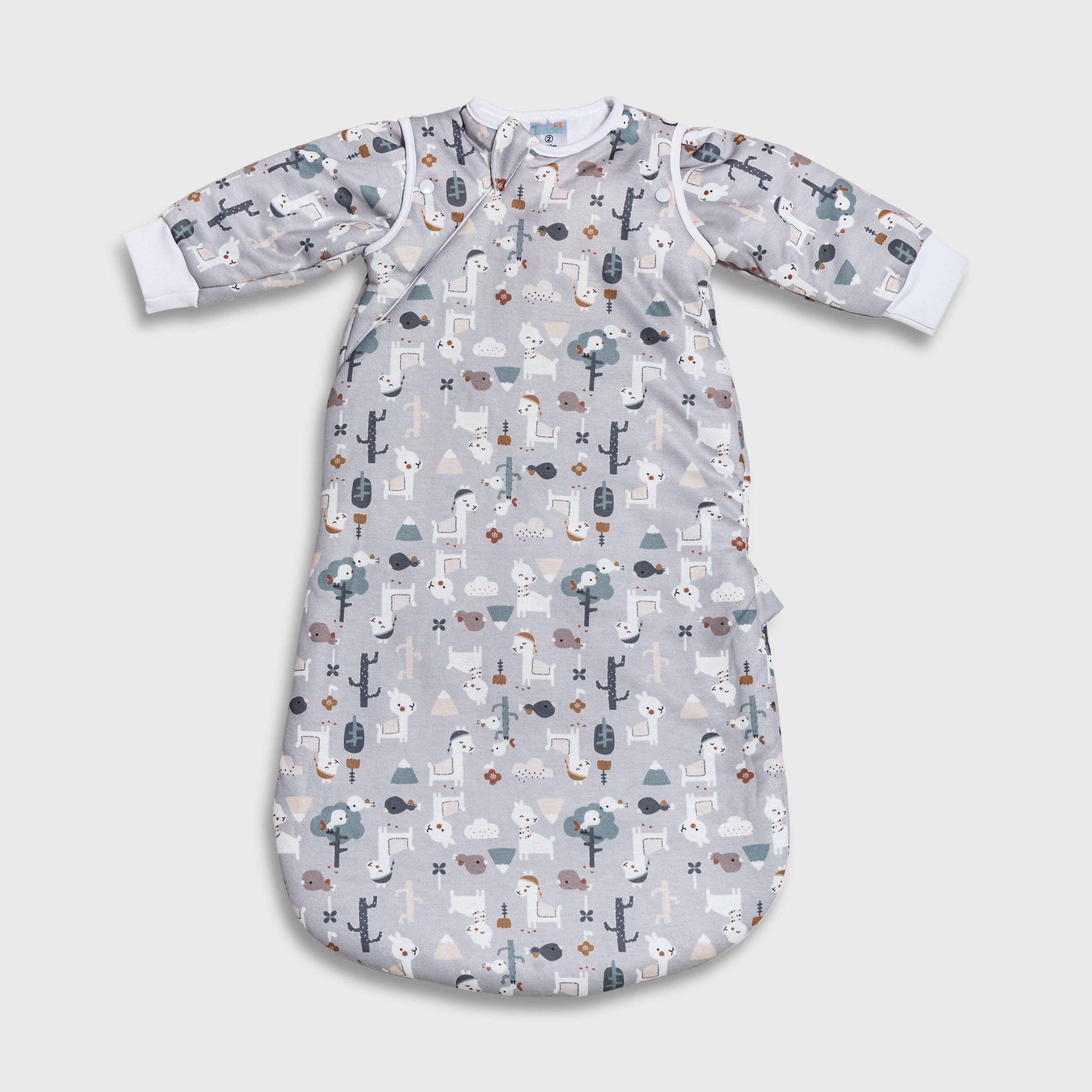 Tender Marble - Υπνόσακος χωρίς πόδια Llama 2.5 Tog - Γκρι