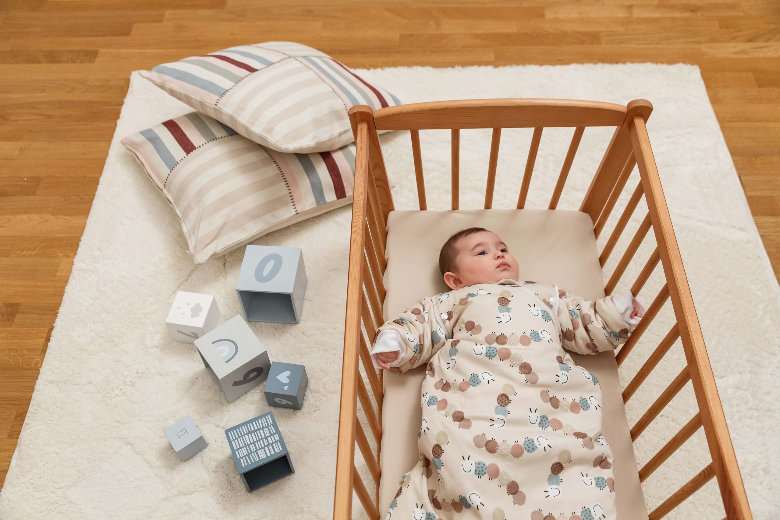 Tender Βρεφικός Υπνόσακος Marble 2.5 Tog Με Αποσπόμενα Μανίκια Caterpillar Μπεζ 2714-1