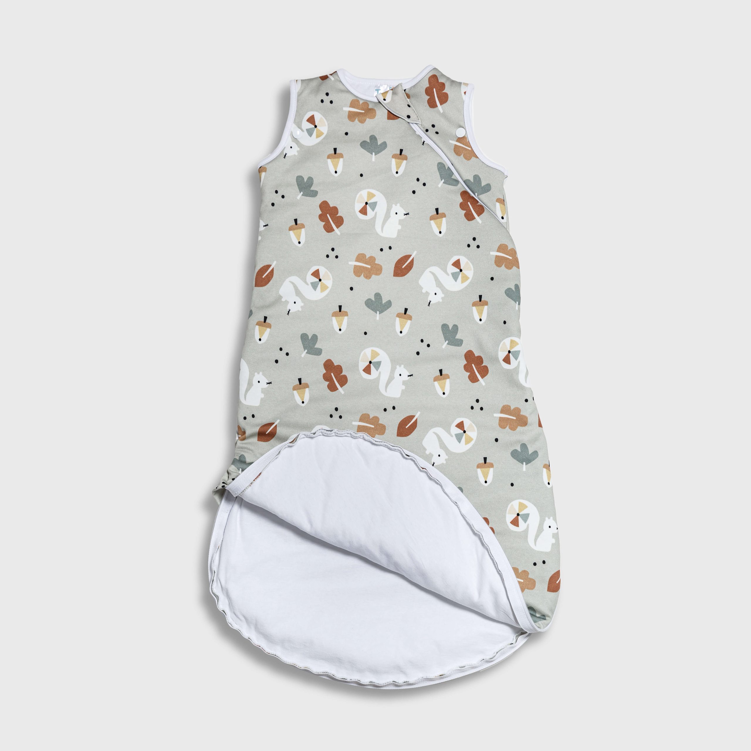 Tender Βρεφικός Υπνόσακος Marble 2.5 Tog Με Αποσπόμενα Μανίκια Squirrel Μέντα 2716-1