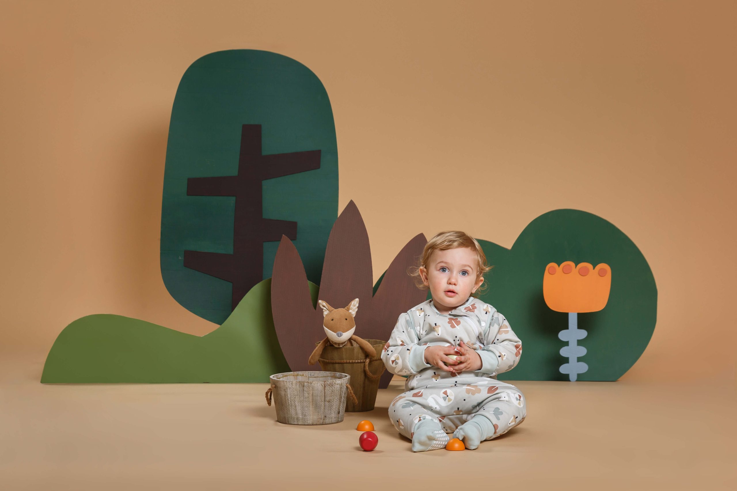 Tender Παιδικός Υπνόσακος Flex 2.5 Tog Με Πόδια Και Αποσπόμενα Μανίκια Squirrel Μέντα 2721-1