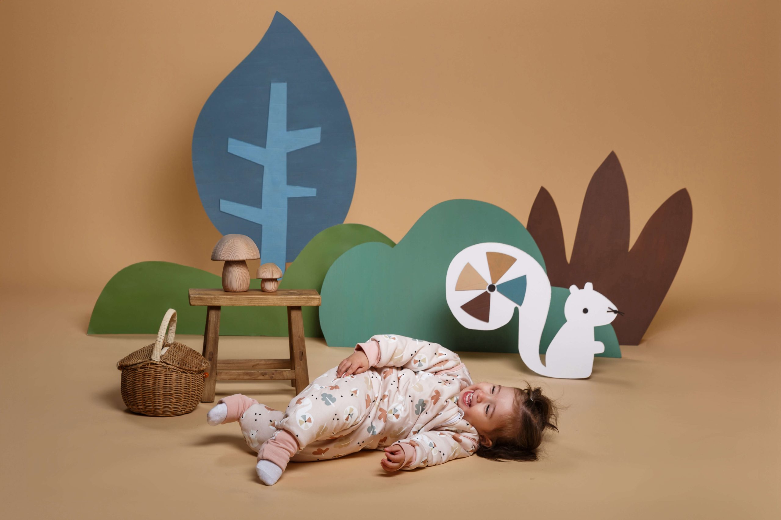 Tender Παιδικός Υπνόσακος Flex 2.5 Tog Με Πόδια Και Αποσπόμενα Μανίκια Squirrel Nude 2721-2