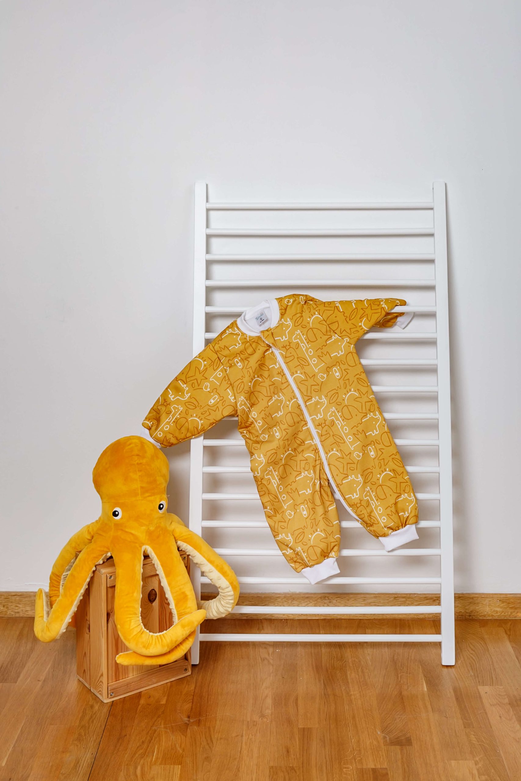 Tender Παιδικός Υπνόσακος Classic 2.5 Tog Με Πόδια Safari Μουστρδί 2727-2 Σε Μεγάλα Νούμερα