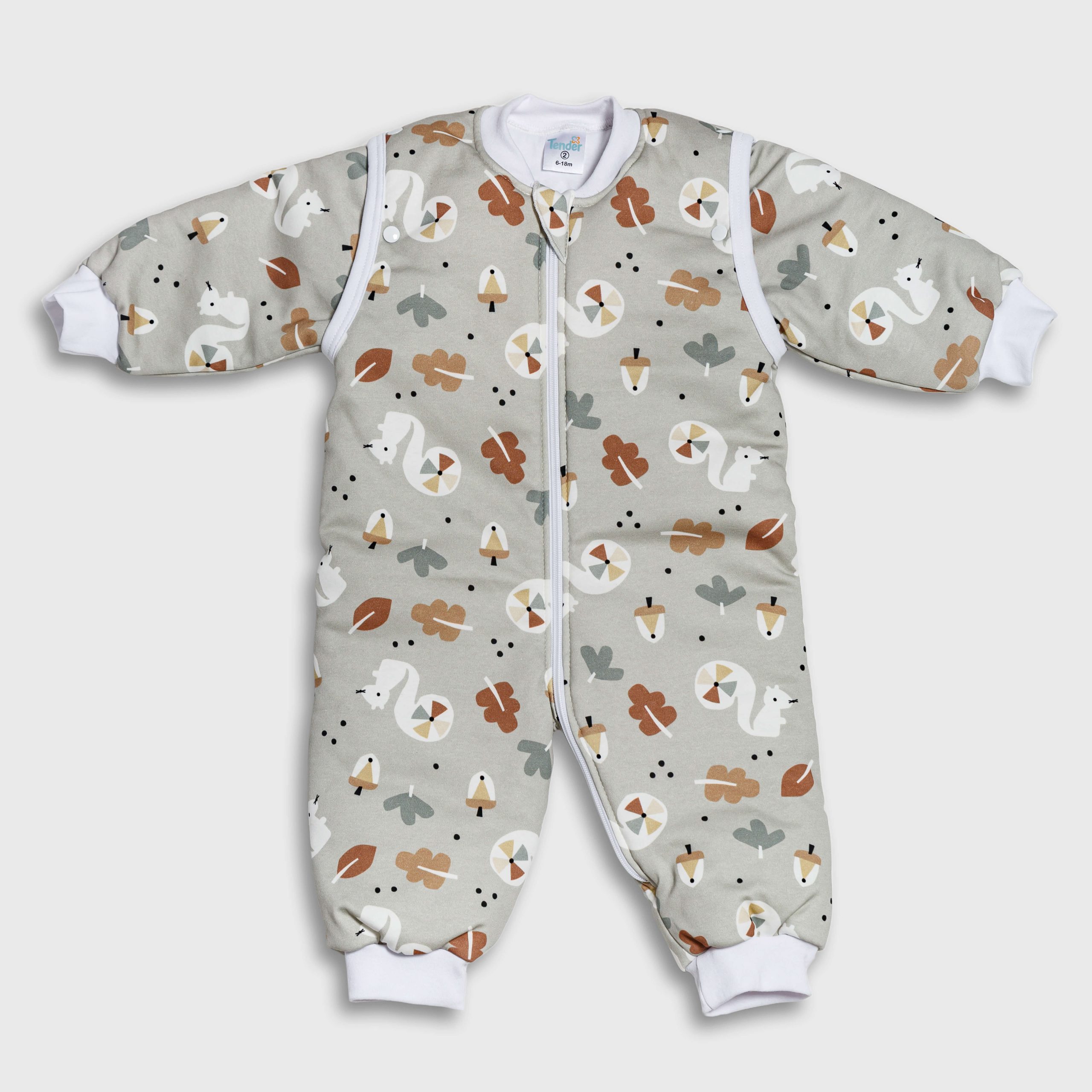 Tender Classic - Υπνόσακος με πόδια Squirrel 1.0 Tog - Μέντα