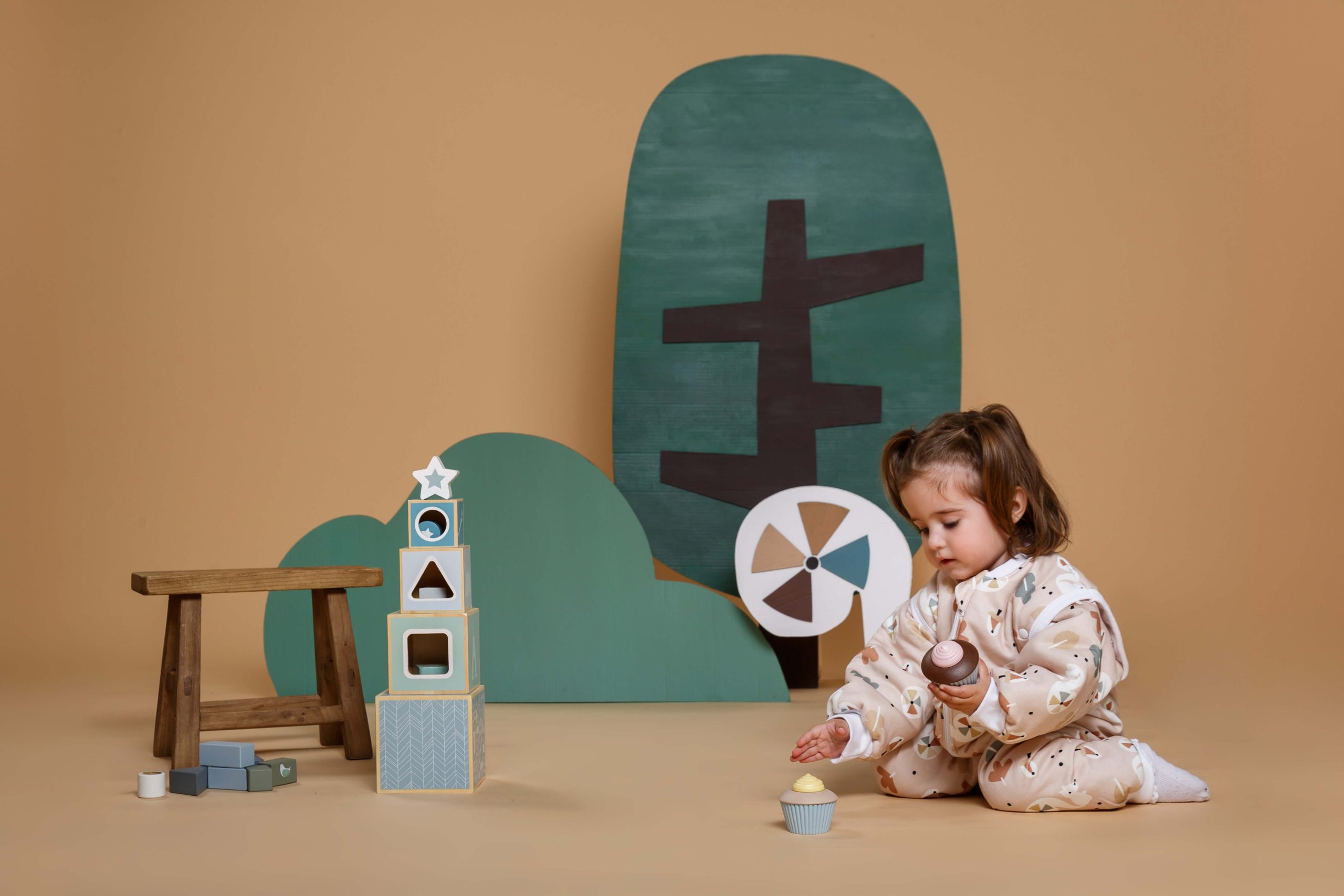 Tender Παιδικός Υπνόσακος Classic 1.0 Tog Με Πόδια Και Αποσπόμενα Μανίκια Squirrel Nude 2731-2