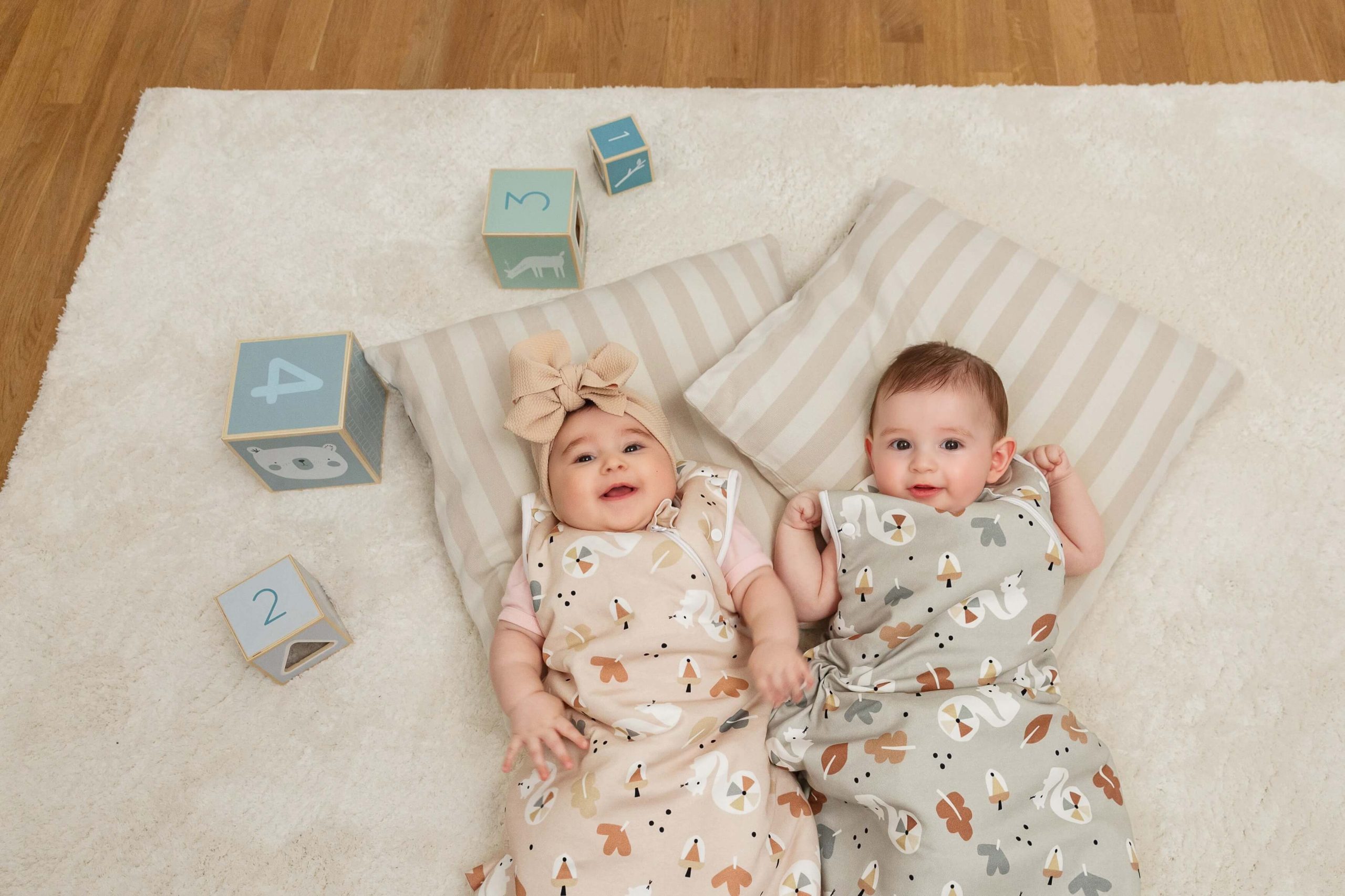 Tender Βρεφικός Υπνόσακος Marble 0.5 Tog Με Αποσπόμενα Μανίκια Squirrel 2742 Lifestyle Μωρά