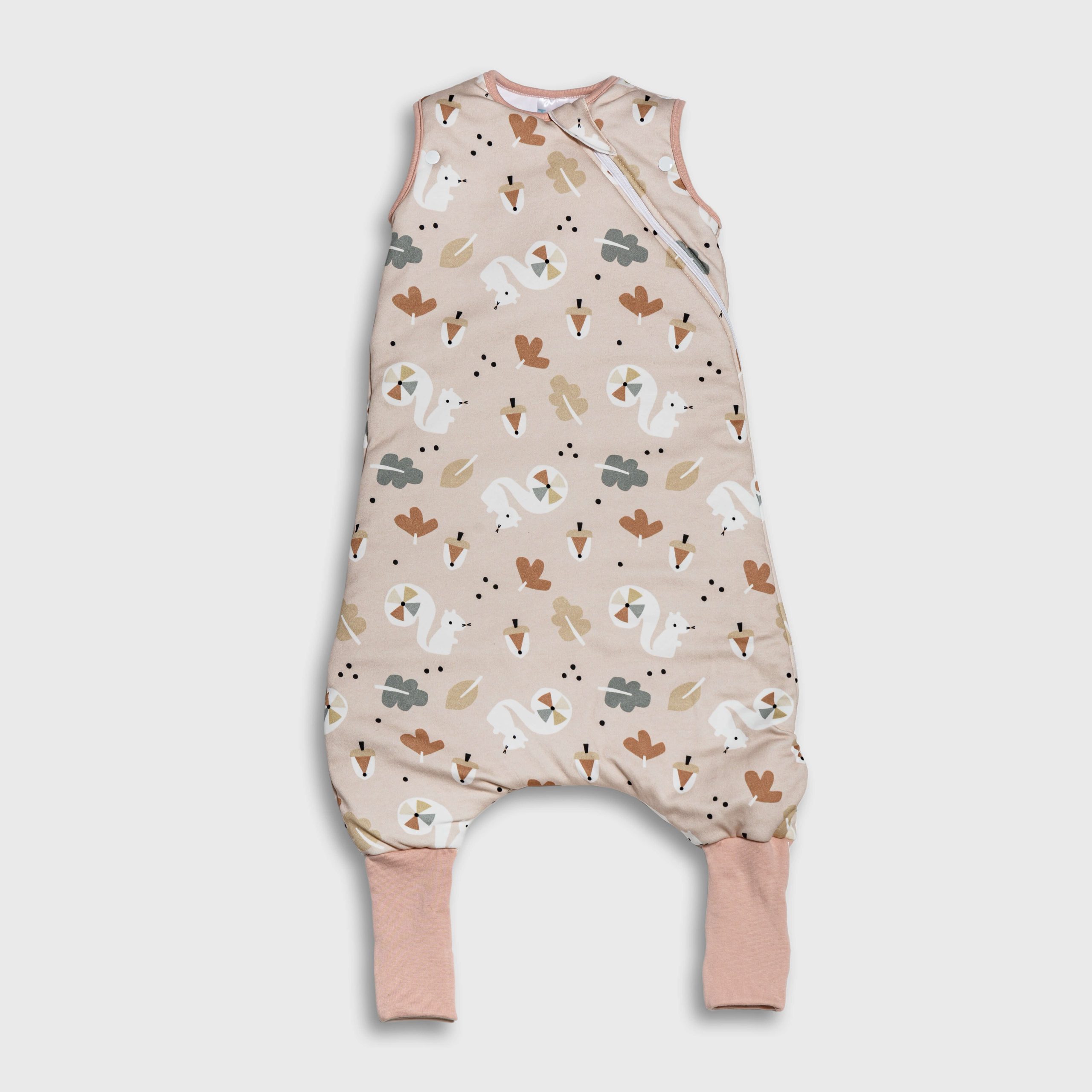 Tender Παιδικός Υπνόσακος Flex 0.5 Tog Με Πόδια Και Αποσπόμενα Μανίκια Squirrel Nude 2743-2