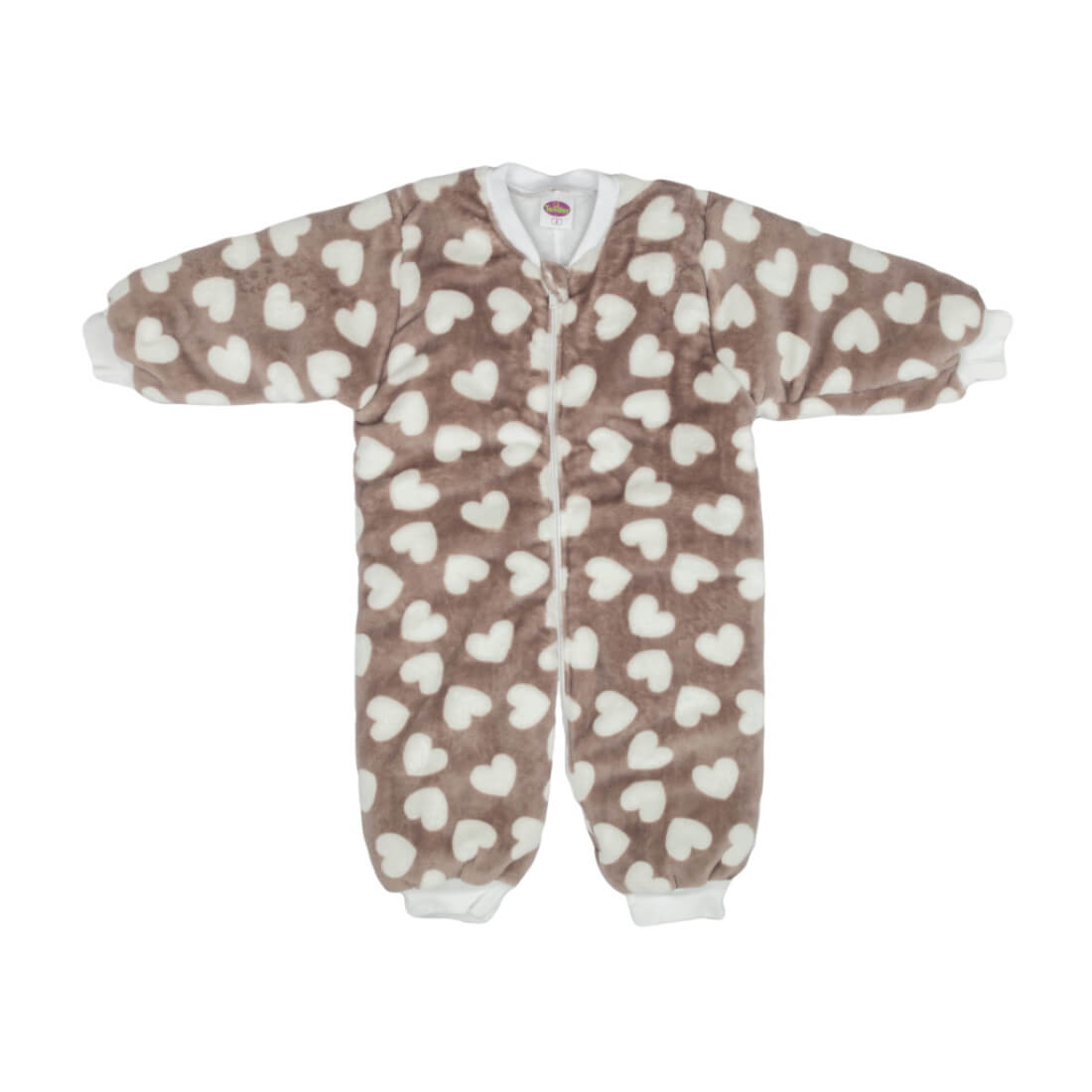 Tender Classic - Υπνόσακος Fleece με πόδια Hearts 2.5 Tog - Σάπιο Μήλο