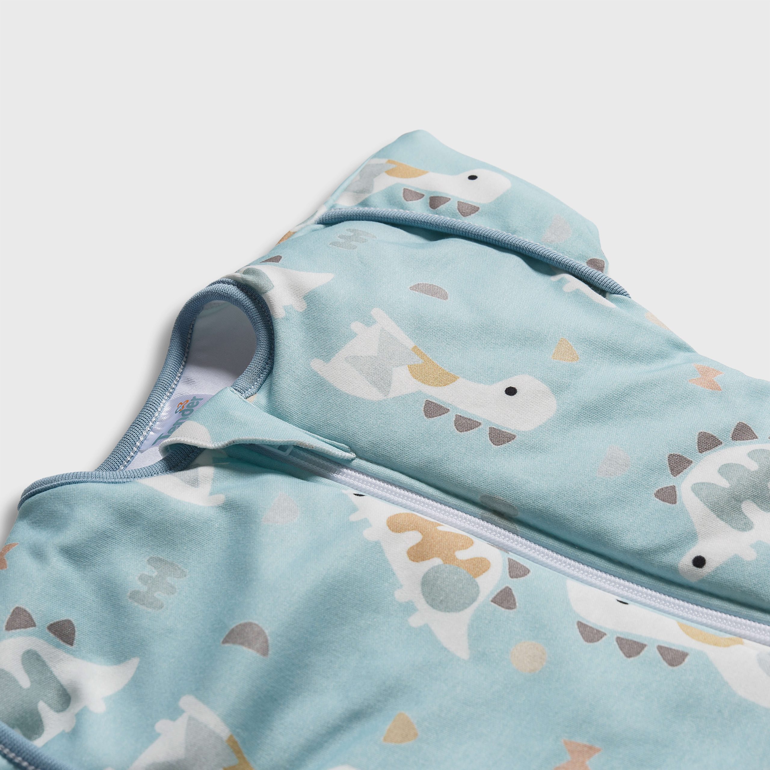 Tender Βρεφικός Υπνόσακος Transition Swaddle Arms Up 0,5 Tog Dino Σιέλ 27761