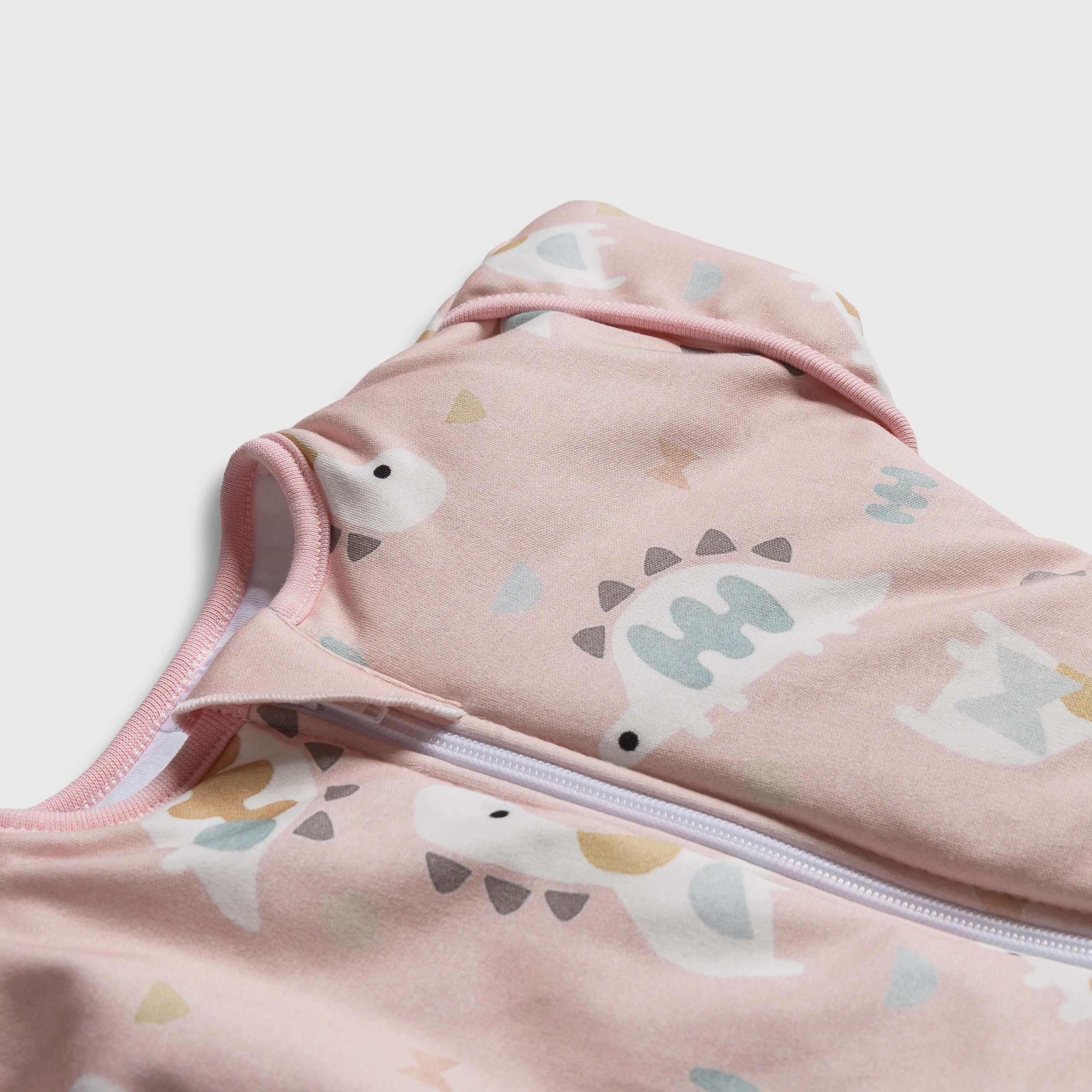 Tender Βρεφικός Υπνόσακος Transition Swaddle Arms Up 0,5 Tog Dino Ροζ 27762