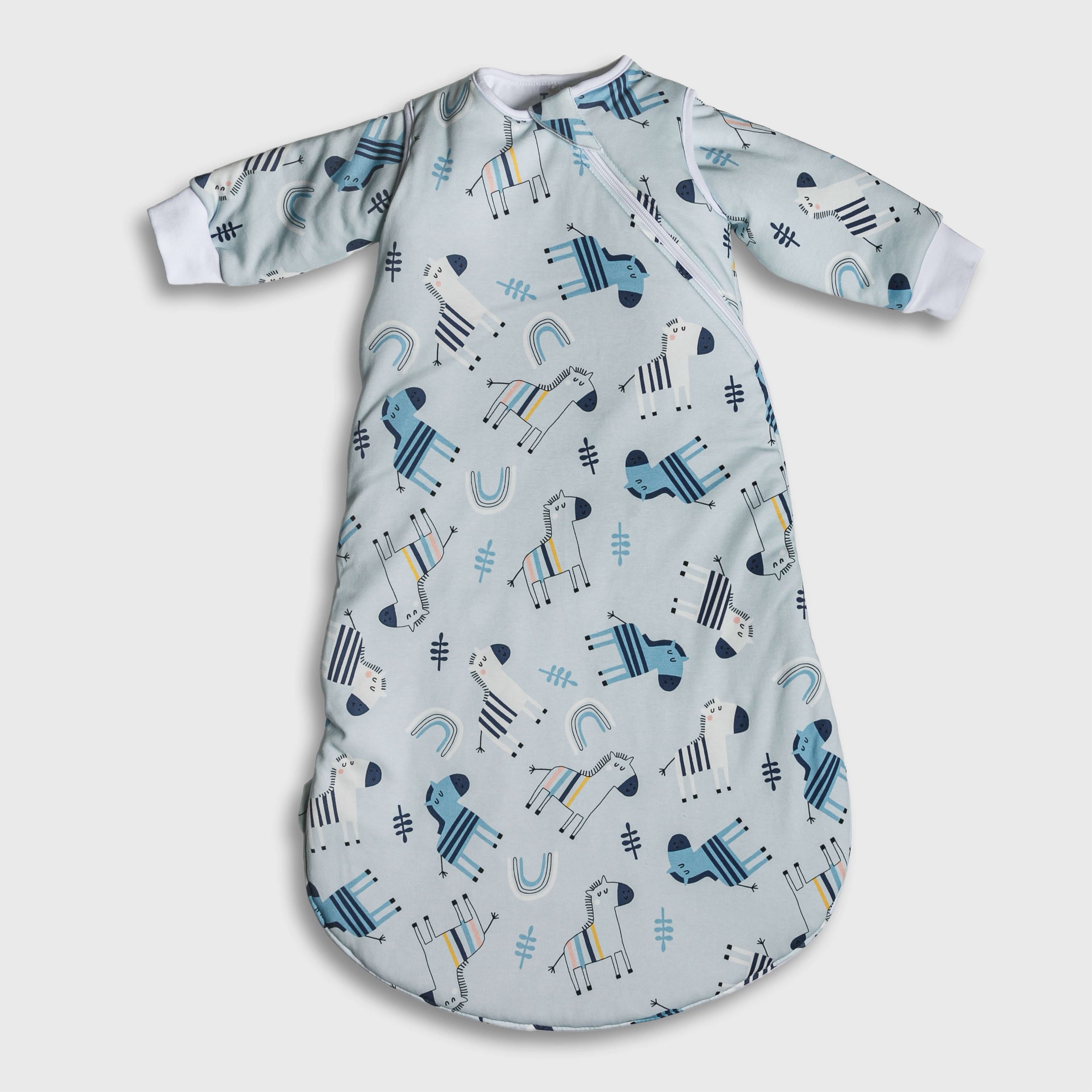 Tender Marble Organic - Υπνόσακος με πόδια Eco Zebra 2.5 Tog - Εκρού